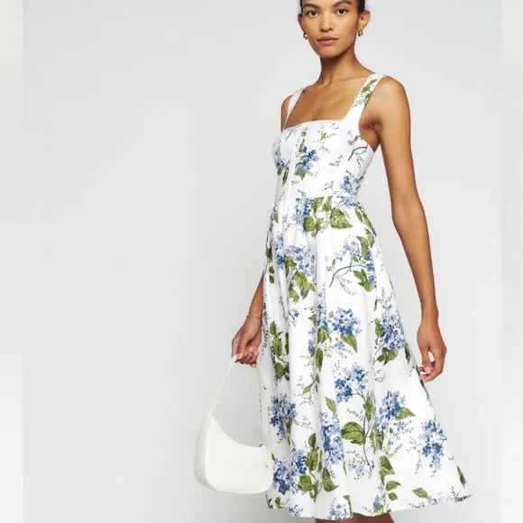 Reformation | Dresses | Reformation Tagliatelle Linen Dress In Riviera New  | Poshmark